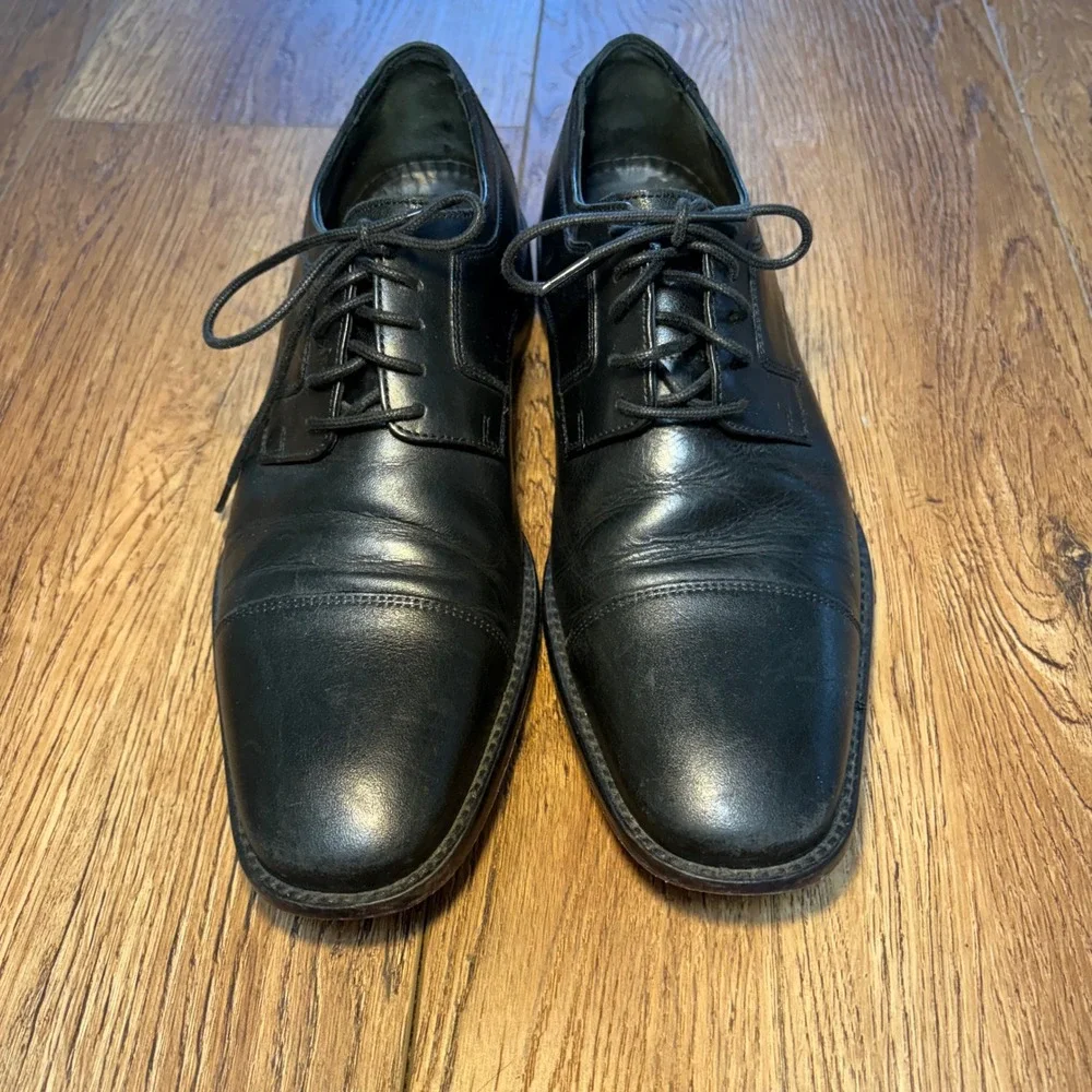J Murphy Shoes Mens 9‎ M Leather Oxford Dress Shoes Lace Up Johnston Murphy
